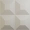 Ekena Millwork 19 5/8in. W x 19 5/8in. H Foster EnduraWall Decorative 3D Wall Panel Covers 2.67 Sq. Ft. WP20X20FOGBW - alternate 1